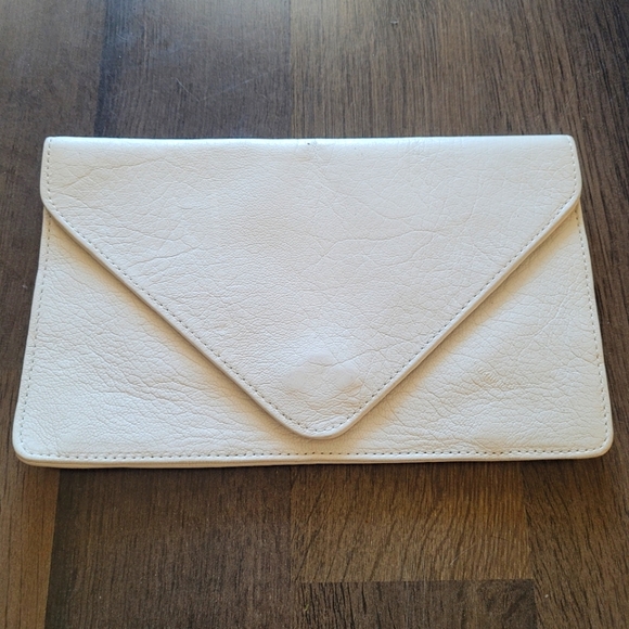 $50 leather envelope clutch - Picture 3 of 4